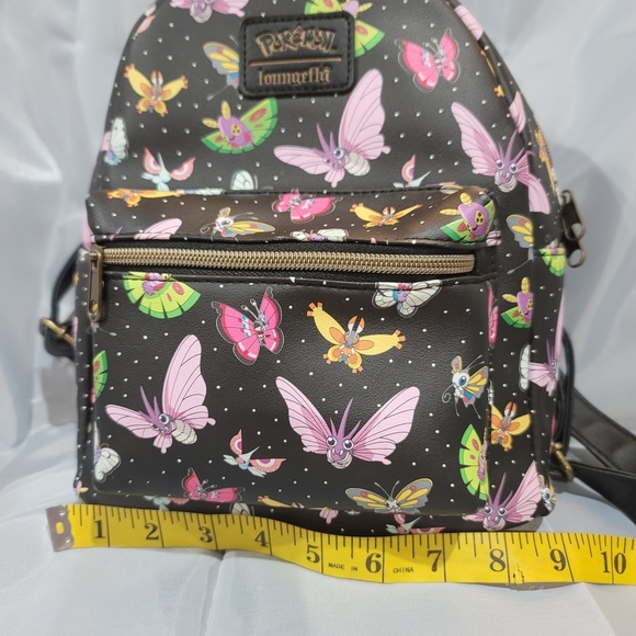 Loungefly Multicolor Pokemon Butterfly Mini Backpack - Black main image 7